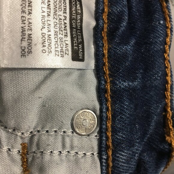 LEVIS Premium BIG E Woman Wedgie 27 Jean High Waist Straight Inseam28 Buttonfly - Picture 11 of 12